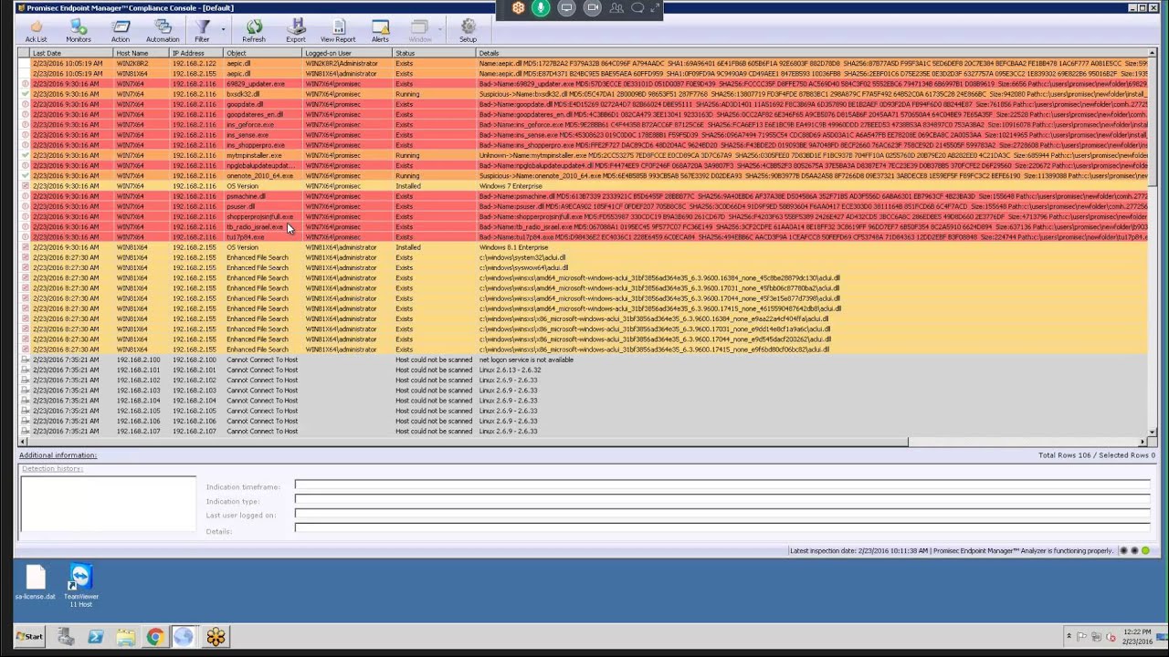 Bluec Coat Malware Analytics Integration with Promisec EDR solution