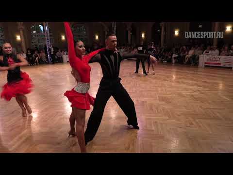 Ilja Kubrin - Daria Kolomizki GER, Samba, DanceComp Wuppertal 2019