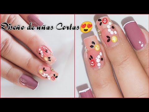 Uñas Cortas bonitas 2024 / Diseños de uñas decoradas/ Nail Art design