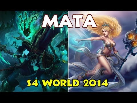 SG White Mata (Thresh, Janna) Quarter Finals Highlights | LoL S4 World 2014
