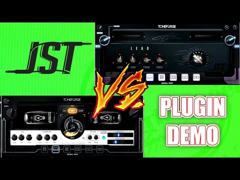JST TONEFORGE MISHA MANSOOR VS  JASON RICHARDSON GUITAR PLUGIN DEMO