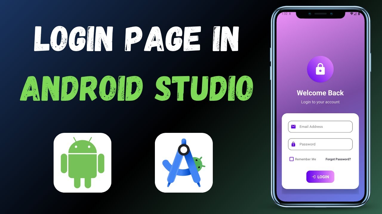 Login Page in Android Studio | Android Studio Tutorial