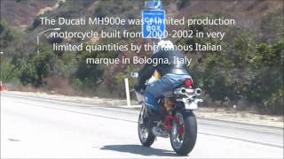 preview picture of video 'Ducati MH900e at Cafe Desmo'