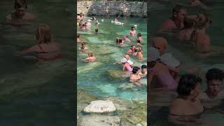 Magic Of The Swimming Pool Pamukkale Turkey -Dream Holiday #cleopatra #pamukkale #natural