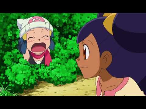 Pokémon BW Adventures in Unova: Dawn Falls On A Bush