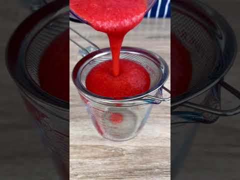 STRAWBERRY LEMON POSSET 🌞🍓🍋 keep the sunny relaxation alive! #shorts #recipe