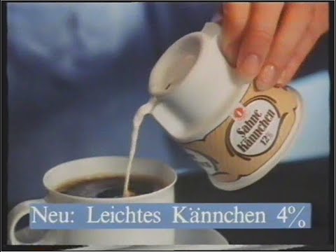 WERBUNG SÜDMILCH SAHNE KÄNNCHEN