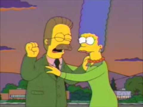 Ned Flanders - No! You're lying! You're lying! What makes you lie!?