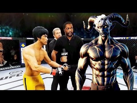 UFC 4 | Bruce Lee vs. Black Demon | EA Sports UFC 4