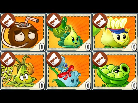 Plants vs Zombies 2 Mod | ALL CANNON Plants LEVEL 999999 Power-Up! vs Big Wave Beach Final Boss