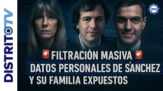 🔴PÁNICO EN MONCLOA🔴 FILTRACIÓN MASIVA🚨 DATOS OSCUROS Y PERSONALES DE SÁNCHEZ Y SU FAMILIA