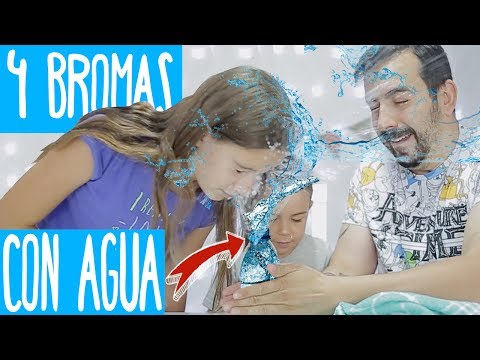 4 BROMAS CON AGUA FÁCILES PARA HACER EN CASA // Juegos y Juguetes en Familia