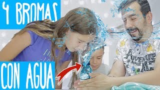 Bromas con agua para hacer en casa