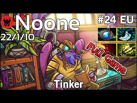 Noone plays Tinker!!! Dota 2 Full Game 7.20