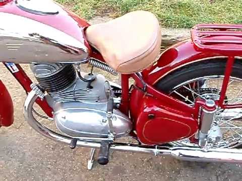 JAWA 250 pérak 1952 (Jean Perak) cold start !