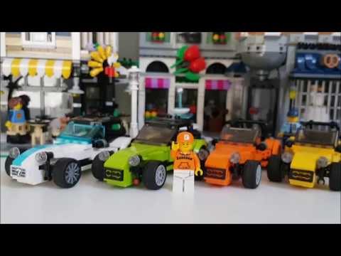 Lego custom Caterham sportcar tutorial