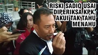 Seusai Diperiksa KPK, Riski Sadiq Akui Tak Tahu Soal 'Ini Tidak Gratis Buat Teman-Teman'