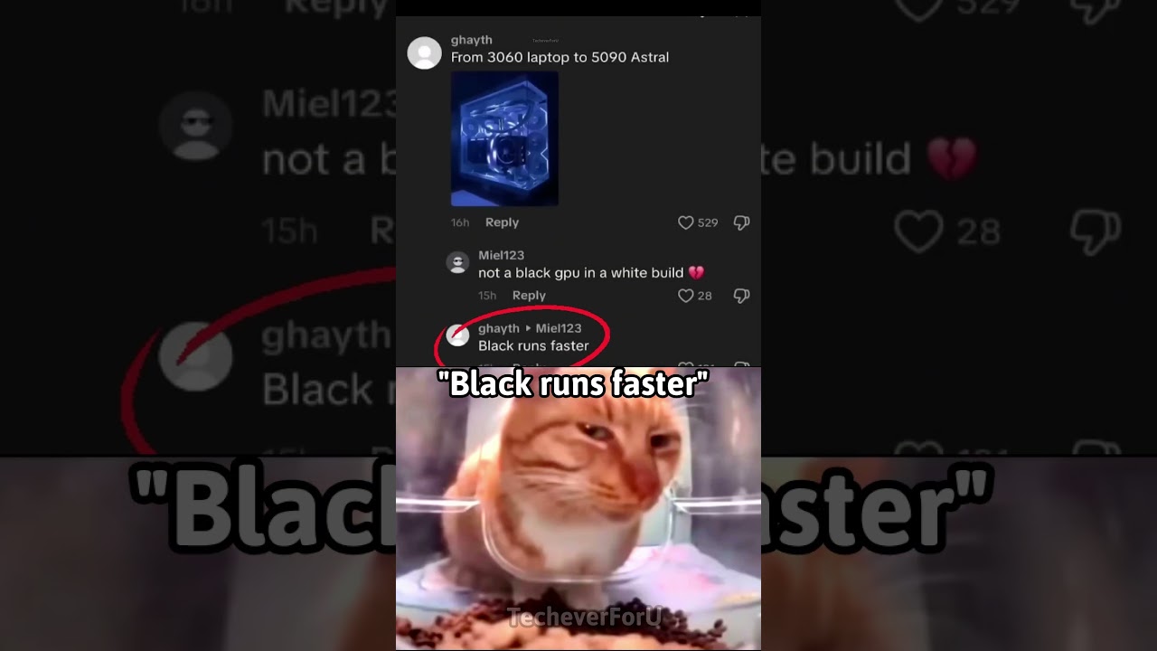 He Put a BLACK GPU in a White PC… His Reason Broke Physics 💀⚡ | PC Master Race Meme #pcmemes