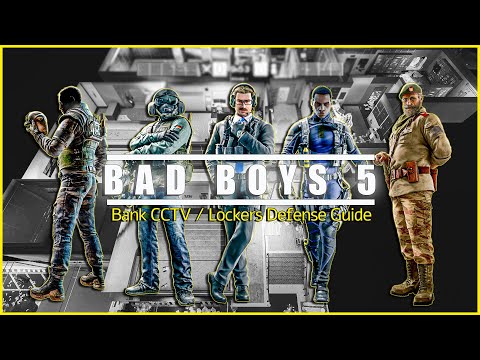 Bank CCTV & Lockers Defense Strat | Full Team Setup | Rainbow Six Siege