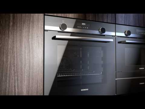 Siemens Single Oven Electric HB535A0S0B - Black / Stainless Steel Video 2