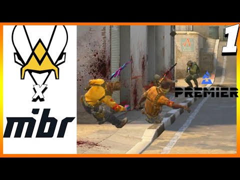 VITALITY vs MIBR dust2 - BLAST Premier Spring Groups 2022 - CSGO VOD