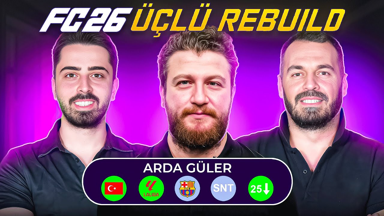 Üçlü Rebuild Geri Döndü hem de Yan Yana!.. Bilen İlk Seçer... Who Are Ya! | FC26 3RL 4. Sezon!