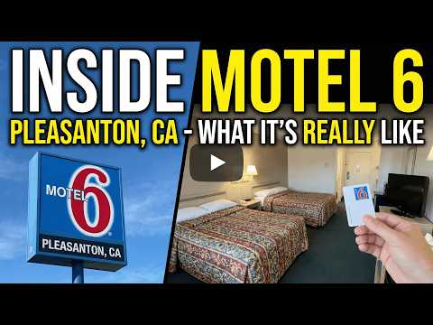 Inside Motel 6 - Pleasanton, California