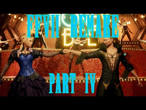 Final Fantasy VII Remake Playthrough: PART 4; Wall Market and the Honey Bee Inn!