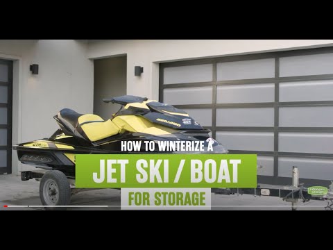 How to Winterize a Jet Ski/Boat for Storage?
