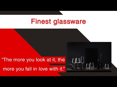 Dr. Luisa Bocchietto and Simon Ong present finest glassware from Villeroy & Boch and Zieher