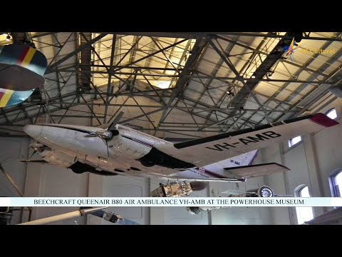 Beechcraft Queenair B80 Air Ambulance VH-AMB Exhibit