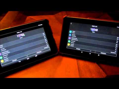 Nexus 7 Lollipop 5.1.1 vs KitKat 4.4.4 System AnTuTu Benchmark