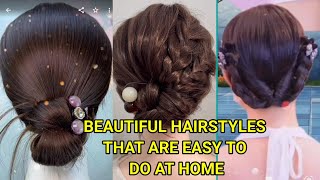 Beautiful Hairstyles Easy to Do at Home