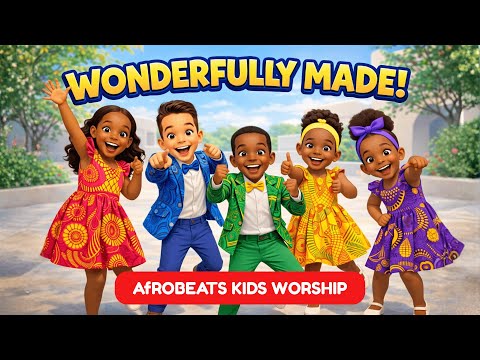 Wonderfully Made! Afrobeats Kids Worship | Fun Christian Dance Praise for Children