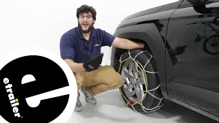 etrailer | How Do the Titan Chain Diamond Pattern Snow Tire Chains Fit on a 2024 Hyundai Kona