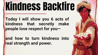6 Acts of Kindness  💯 That Secretly Make People Disrespect You | Be Strong & Earn Respect 🙏