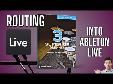 Routing Superior Drummer 3 in Ableton Live
