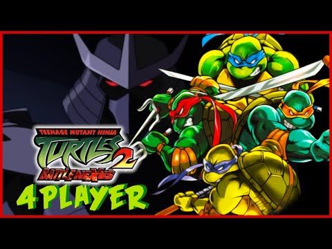 Teenage Mutant Ninja Turtles 2: Battle Nexus [HD]  4 Players Co-op Cinematic  Playthrough