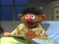 Classic Sesame Street Ernie Eats Cookies In Bed