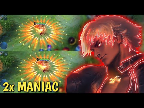 GUSION MAYHEM MONTAGE ON FIRE 🔥 2X MANIAC!