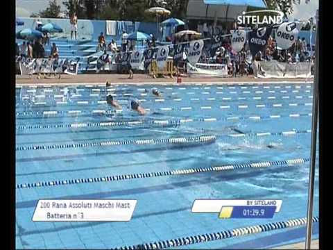 Serie 9 dei 200 Rana  Assoluti Maschi Master - 13 Memorial Andrea Bettiol
