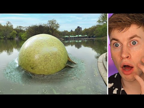 Mysteriöse Schleim-Blase platzt..