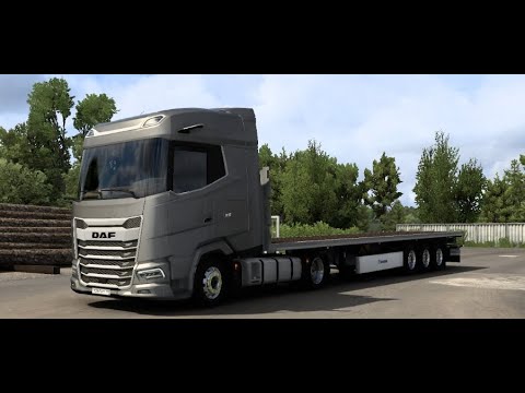 Euro Truck Simulator 2 - Russia à Italia - Viagem completa novo DAF XF low deck