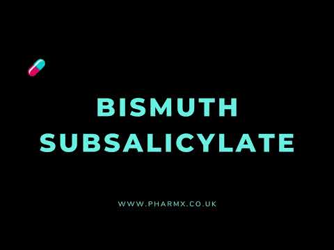 How to pronounce Bismuth subsalicylate
