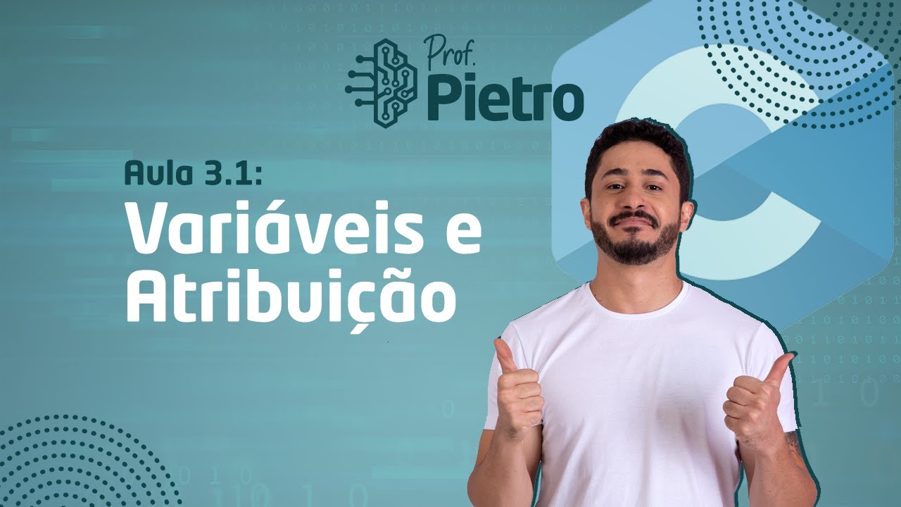 Linguagem C - Aula 3.1 - Entenda variáveis e atrubuição de dados - operador = em C (2022)