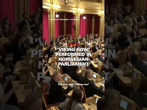 'Viking row' performed in Norwegian Parliament