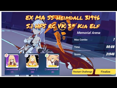 Easier(ish) 0s Heimdall with Lwh [EX MA] Heimdall 31946 - HFS (S1) VK RC - 3* Kiana Elf