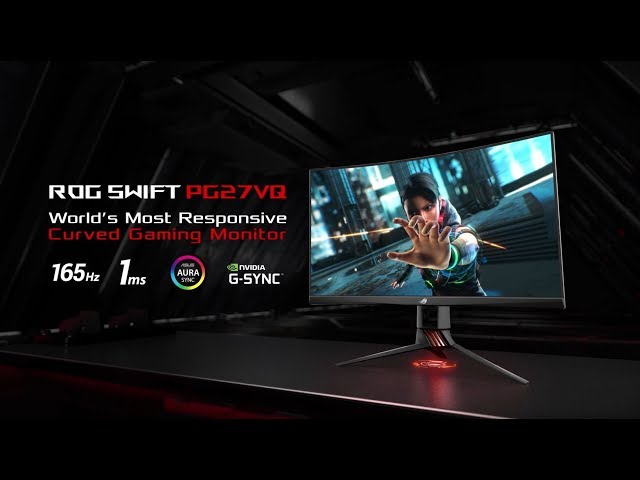 Màn Hình ASUS ROG SWIFT PG27VQ (27 inch | 2K | 1ms | 165Hz | G-SYNC)