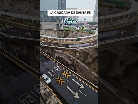 La "Cascada" de Santa Fe. antes estas barrancas constituían una serie de ríos y cascadas