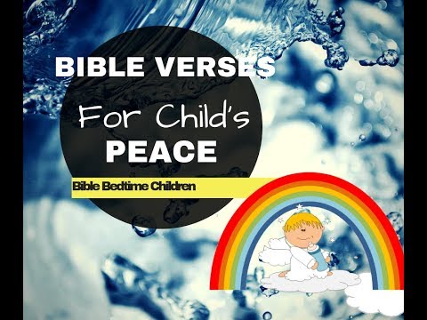 BIBLE VERSES for CHILD's PEACE| Bible BEDTIME Children| Sleep Devotional Lullaby